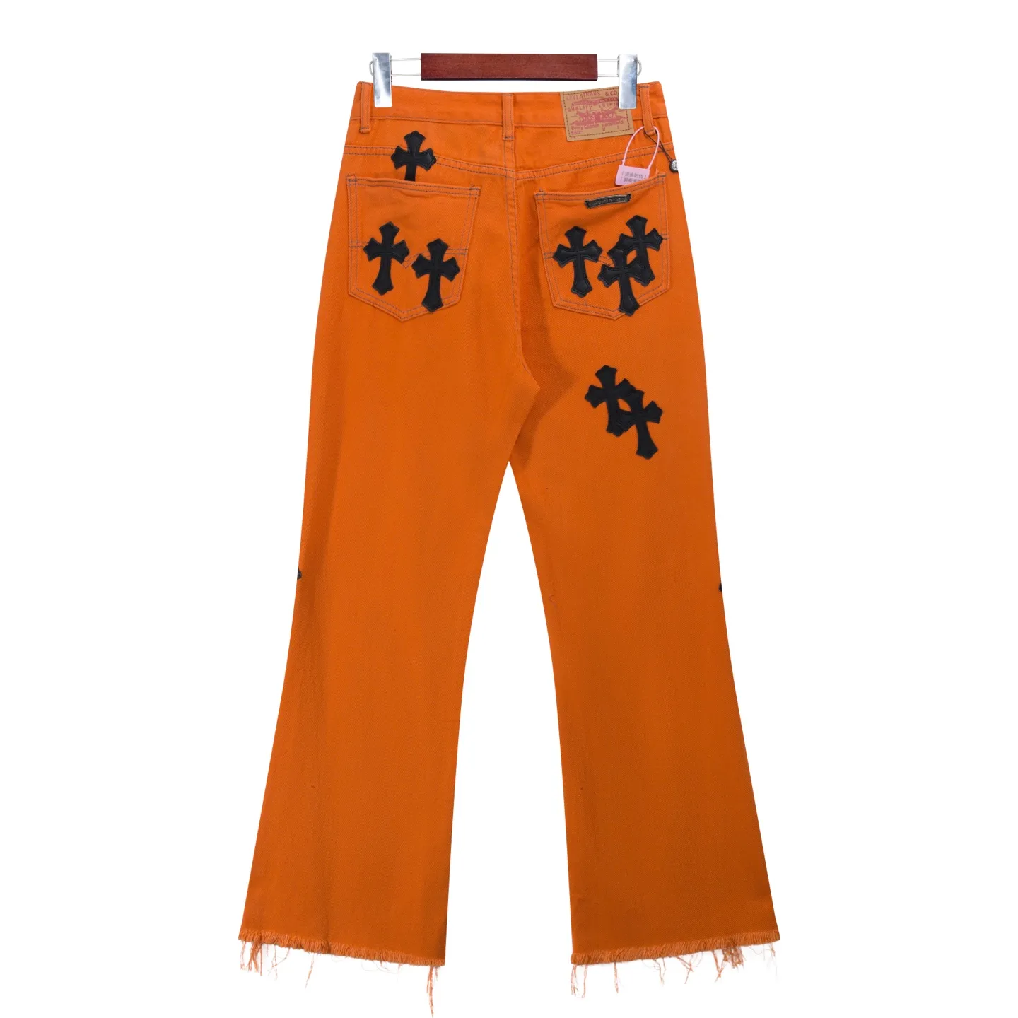 【 】 Chrome Hearts/CH Virgil Orange （Orange） ！ ， ！ Same Style Size：30 32 34 36 Size（m-xxl） Size 9